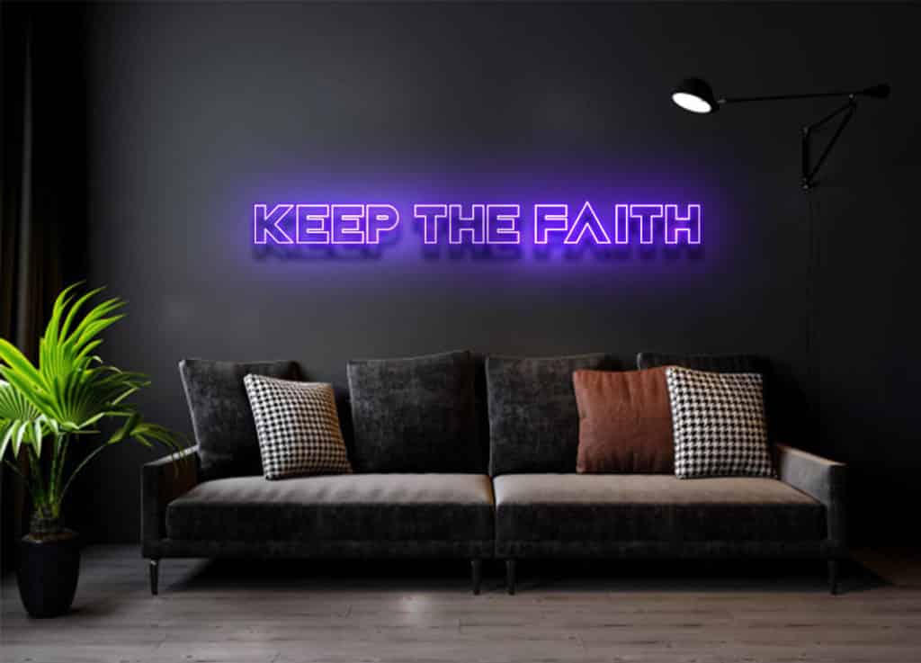 Keep the Faith - Led Flex Neon Sign | by A1deSIGNS