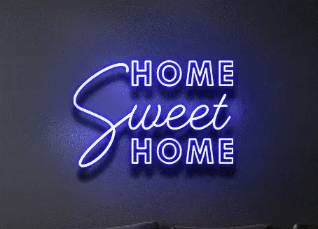 Home Sweet Home Colour Change LED Flex Neon Sign